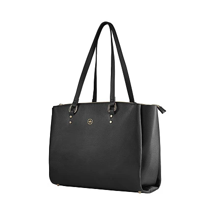 Сумка женская WENGER RosaLyn 14'', черная, полиэстер, 38х29х24 см, 20 л