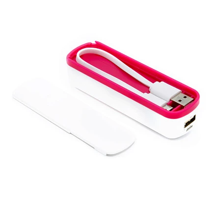 Внешинй аккумулятор Map 2200 Mah, розовый