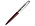 Шариковая ручка Parker 51 CORE BURGUNDY CT, стержень: M, цвет чернил: black, в подарочной упаковке._бургунди, серебристый