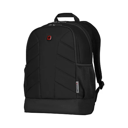 Рюкзак WENGER Quadma 16'', черный, полиэстер, 33x17x43 см, 22 л