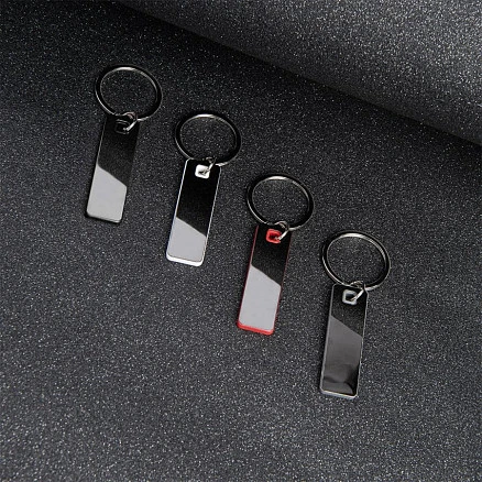 Брелок TONER STICK; 5,28 x 1,6 x 0,42 см; черный; металл/пластик