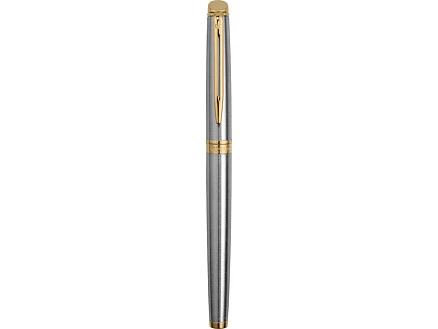 Ручка роллер Waterman Hemisphere Stainless Steel GT F, серебристый/золотистый