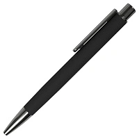 Ручка шариковая, Lotte Soft Touch Gun Metall Requis, черная