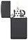 Зажигалка ZIPPO Slim® с покрытием Black Matte, латунь/сталь, чёрная, матовая, 29x10x60 мм small_img_4