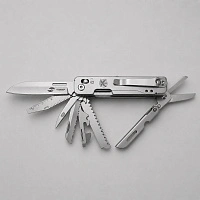 Мультитул Stinger, 92 х 30 мм, 15 функций, нержавеющая сталь, серебристый, в картонной коробке