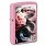 Зажигалка ZIPPO Mazzi® Anaconda с покрытием Pink Matte, латунь/сталь, розовая, матовая, 38x13x57 м_РОЗОВЫЙ