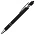 Ручка шариковая, Star Soft Touch Shiny Silver Requis, черная_черный