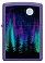Зажигалка ZIPPO Night In The Forest с покрытием Purple Matte, латунь/сталь, фиолетовая, 38x13x57 мм small_img_2