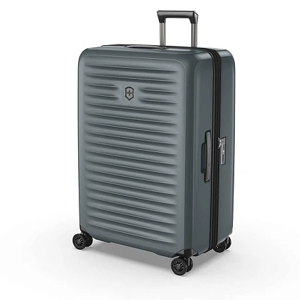 Чемодан VICTORINOX Airox Advanced, серо-синий матовый, 100% поликарбонат Makrolon, 50x32x75 см, 103