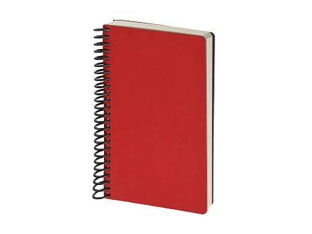 Ежедневник недатированный на спирали А5 Agenda, красный (Р)