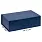 Подарочная коробка, размер 38,5*26*10,5 см, Solution Prestige Big Case Fabrique с магнитным клапаном и ручкой , темно-синяя_ТЕМНО-СИНИЙ 1, БУМАГА ПОД ТКАНЬ