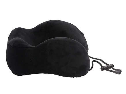 Подушка для путешествий с эффектом памяти Мемо Bluewinder Black