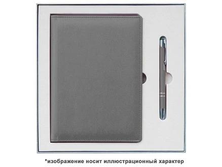 Ежедневник Flexy Firenze А5, серый, недатированный, в гибкой обложке