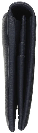Кошелёк женский BUGATTI Lady Top, тёмно-синий, натуральная воловья кожа, 19,5х2х10 см