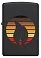 Зажигалка ZIPPO Colorblock с покрытием Black Matte, латунь/сталь, черная, 38x13x57 мм small_img_2