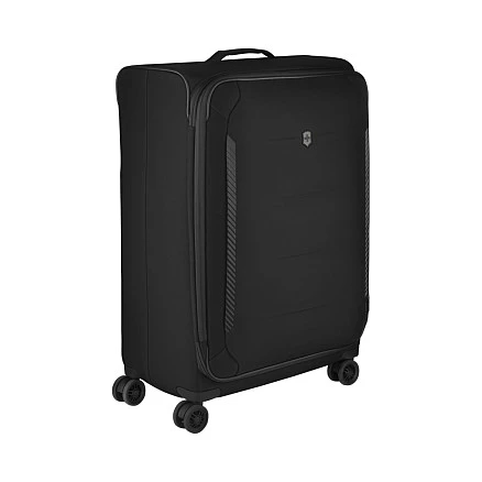 Чемодан VICTORINOX Crosslight, чёрный, RPET полиэстер, 50x32x76 см, 106 л