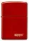 Зажигалка ZIPPO Classic с покрытием Metallic Red, латунь/сталь, красная, матовая, 38x13x57 мм small_img_2