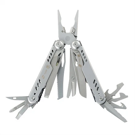 Мультитул Stinger, 110 х 27 мм, 21 функция, сталь, серебристый, в картонной коробке, в комплекте нейлоновый чехол