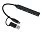 USB-хаб Link с коннектором 2-в-1 USB-C и USB-A, 2.0/3.0, черный_ЧЕРНЫЙ