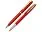 Набор: шариковая ручка и ручка-роллер PEN & PEN. Pierre Cardin, красный/серебристый/золотистый_КРАСНЫЙ/ЗОЛОТИСТЫЙ/СЕРЕБРИСТЫЙ