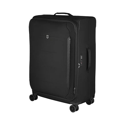 Чемодан VICTORINOX Crosslight, чёрный, RPET полиэстер, 50x32x76 см, 106 л