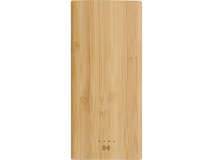 Внешний беспроводной аккумулятор из бамбука Bamboo Air, 10000 mAh