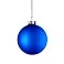 Елочный шар Finery Matt, 8 см, матовый синий small_img_2