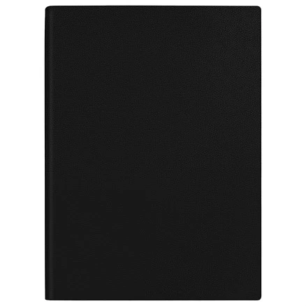 Ежедневник Flexy Foggia Folio B5, черный, недатированный, в гибкой обложке в подарочной коробке