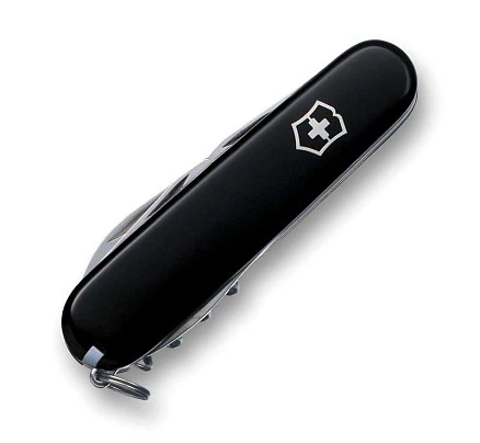 Нож перочинный VICTORINOX Spartan, 91 мм, 12 функций, чёрный