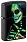 Зажигалка ZIPPO Skeleton Design с покрытием Black Light, латунь/сталь, черная, матовая, 38x13x57 мм_ЧЕРНЫЙ