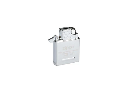 Газовый вставной блок для широкой зажигалки Zippo, одинарное жёлтое пламя, нержавеющая сталь