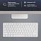 Беспроводная клавиатура Air Keyboard для MAC, Windows, 500 мАч, алюминий, белый, Deppa small_img_3