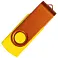 Флеш накопитель USB 2.0 Twister Сolor Mix 16GB, пластик Софт Тач/металл, желтый/оранжевый small_img_2