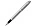 Перьевая ручка Parker IM Stainless Steel CT, перо: F, цвет чернил: blue, в подарочной упаковке._серебристый, черный