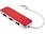 Хаб USB Rombica Type-C Chronos Red_КРАСНЫЙ