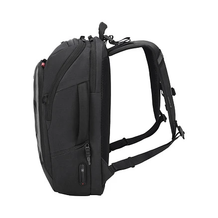 Рюкзак VICTORINOX Touring 2.0, черный, износоустойчивый полиэстер 600D, 31x19x45 см, 21 л