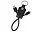 Кабель-брелок USB-Lightning Pelle, черный_ЧЕРНЫЙ