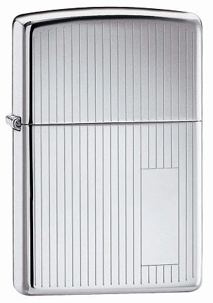 Зажигалка ZIPPO Classic с покрытием High Polish Chrome, латунь/сталь, серебристая, 38x13x57 мм