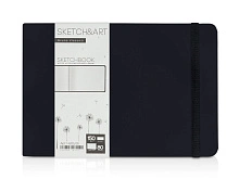 Скетчбук Sketch & Art в твердом переплете 213х146 мм, 80 л. белой бумаги 150 г/м2, черный