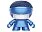 Портативная колонка Bluetooth XOOPAR mini Xboy Metallic, синий_СИНИЙ