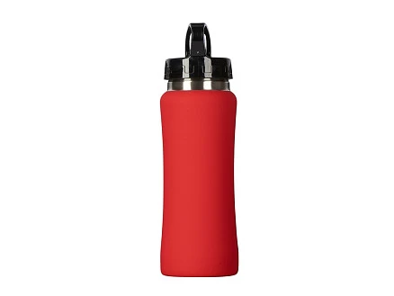 Бутылка для воды Bottle C1, сталь, soft touch, 600 мл, красный (Р)