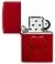 Зажигалка ZIPPO Stamped Heart Design с покрытием Candy Apple Red™, латунь/сталь,красная,глянцевая, 38x13x57мм small_img_4
