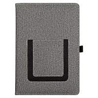 Ежедневник  Smart Wallet Cambric  A5, серый, недатированный, в твердой обложке с поролоном