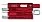 Швейцарская карточка VICTORINOX SwissCard Classic, 10 функций, полупрозрачная красная_КРАСНЫЙ