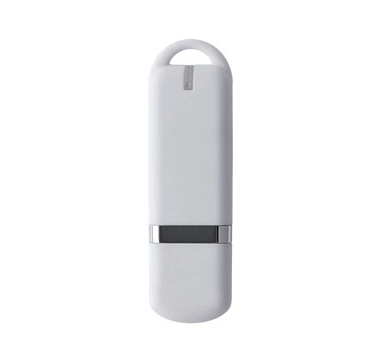 Флеш накопитель USB 2.0 Memo 16GB, пластик Софт Тач, белый/белый
