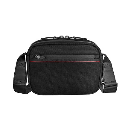 Сумка через плечо компактная VICTORINOX Architecture Urban2 Compact Crossbody Bag, черный, полиэстер/кожа, 22x6x16 см, 2 л