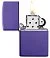 Зажигалка ZIPPO Classic с покрытием Purple Matte, латунь/сталь, фиолетовая, матовая, 38x13x57 мм small_img_3