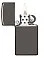 Зажигалка ZIPPO Slim® с покрытием Black Ice ®, латунь/сталь, чёрная, глянцевая, 29x10x60 мм small_img_3