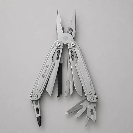 Мультитул Stinger, 113 х 22 мм, 21 функция, сталь, серебристый, в картонной коробке, в комплекте нейлоновый чехол