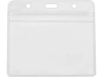 Бейдж Crystal Flat 115*101 мм (внут.размер  98*68 мм), прозрачный